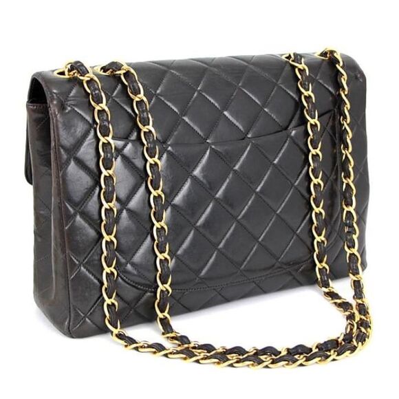 Chanel Matelasse 30 Chain Shoulder Bag Lambskin Black - Picture 2 of 6
